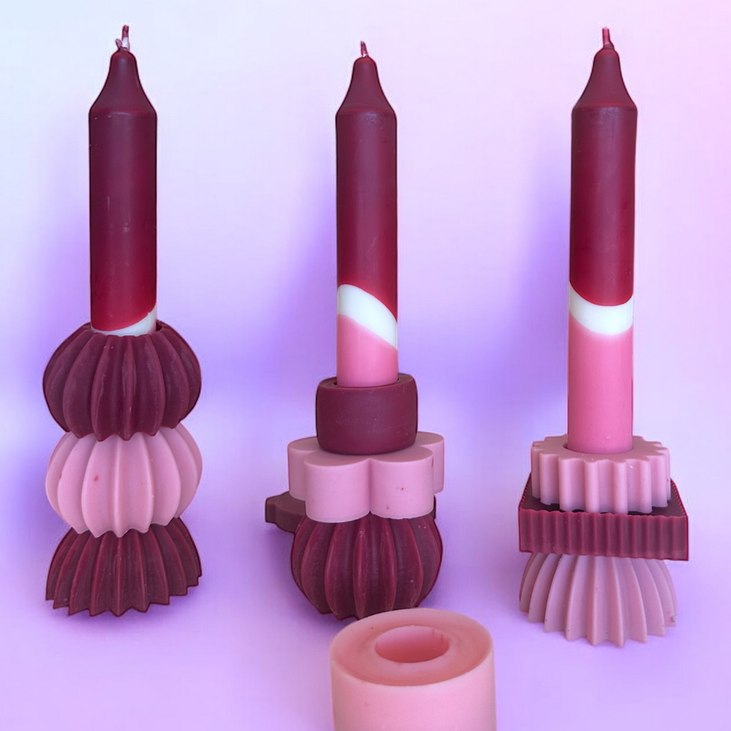 6 Meltings em Cera - Anéis Decorativos para Velas