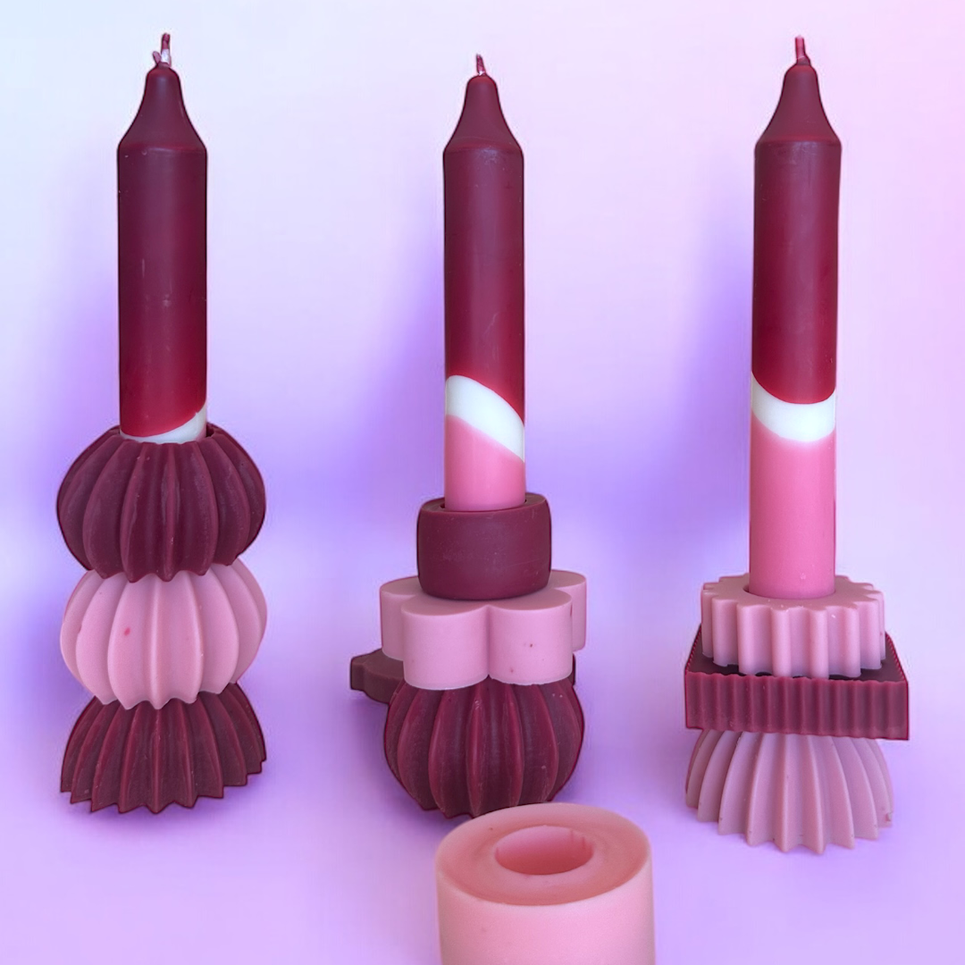 6 Meltings em Cera - Anéis Decorativos para Velas