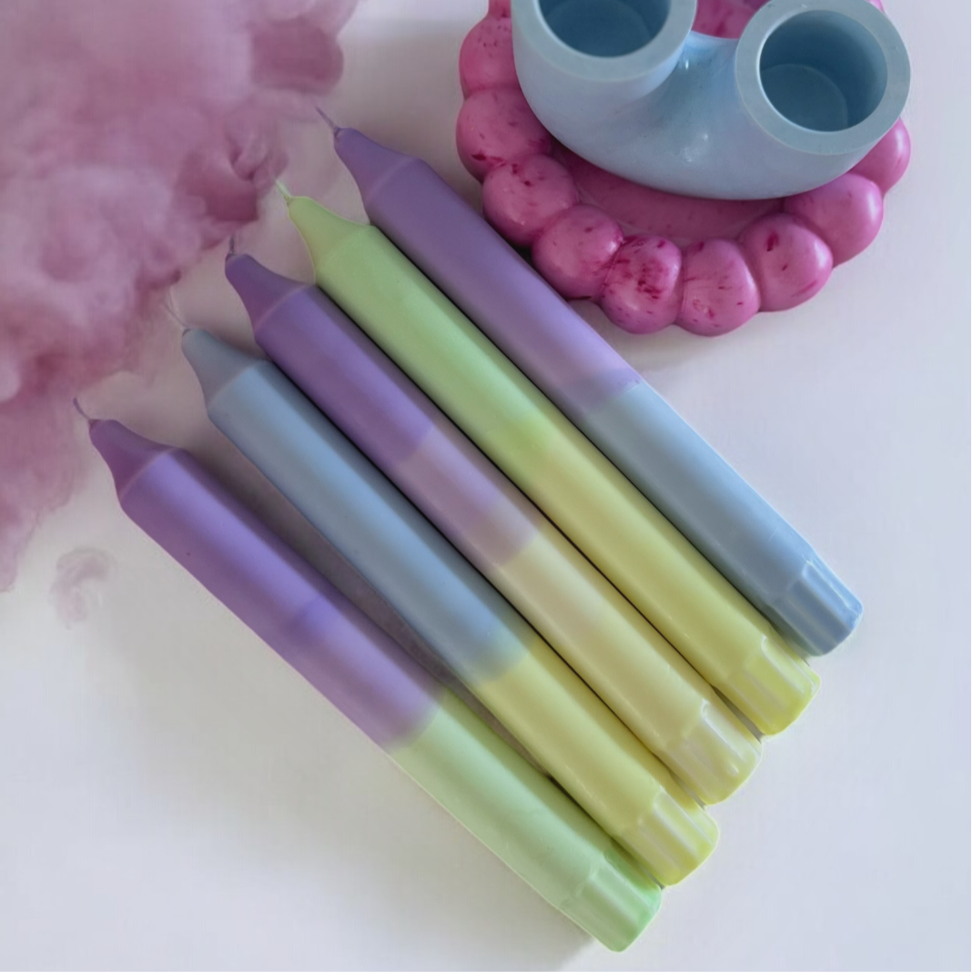 Conjunto de 2 Peças -  Porta-Velas Bubble Pop
