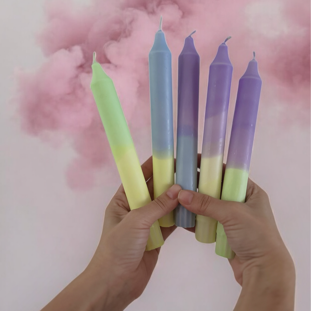 Velas Giz Colorido | 5 Peças