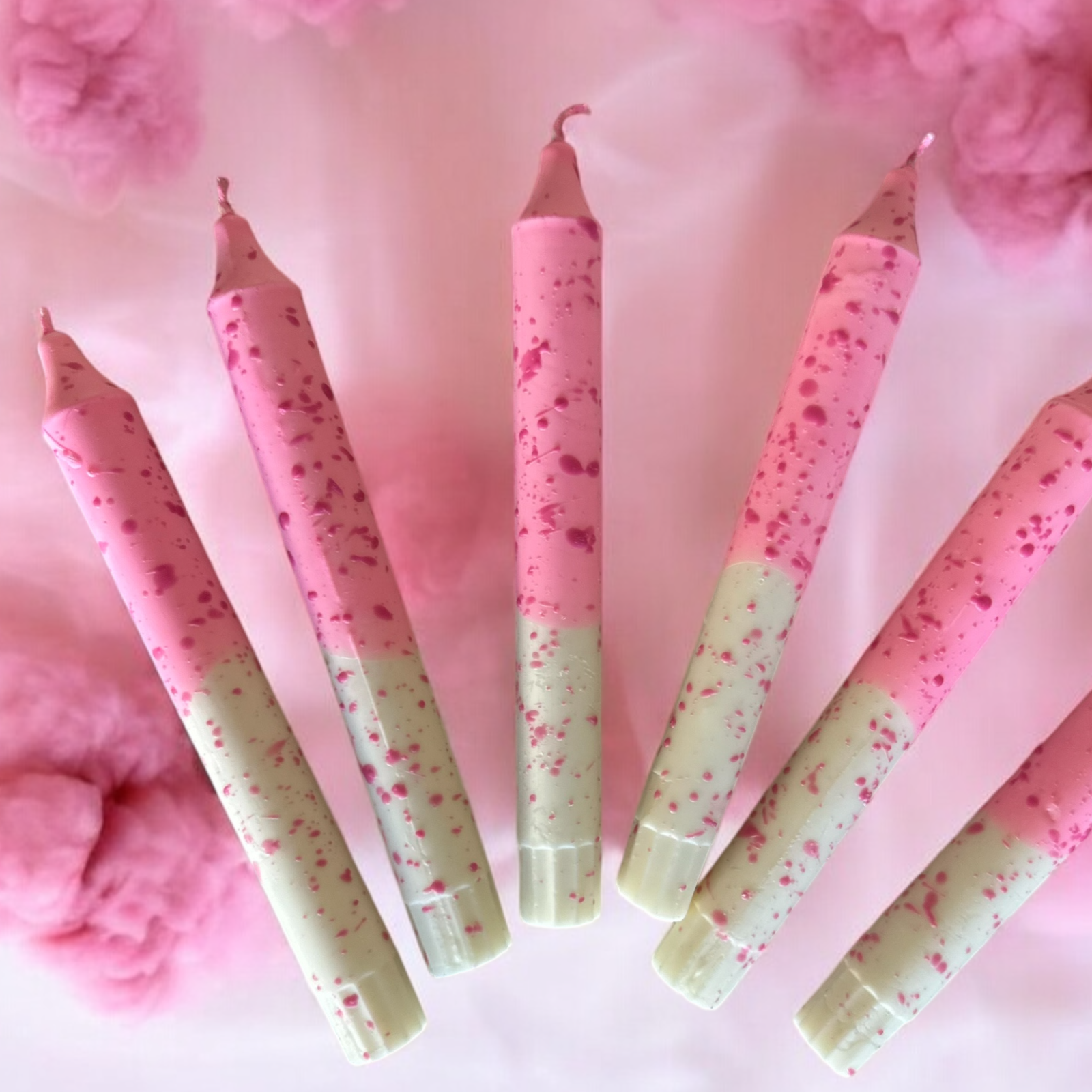 Velas Giz Confetes - 2, 3 ou 6 Peças