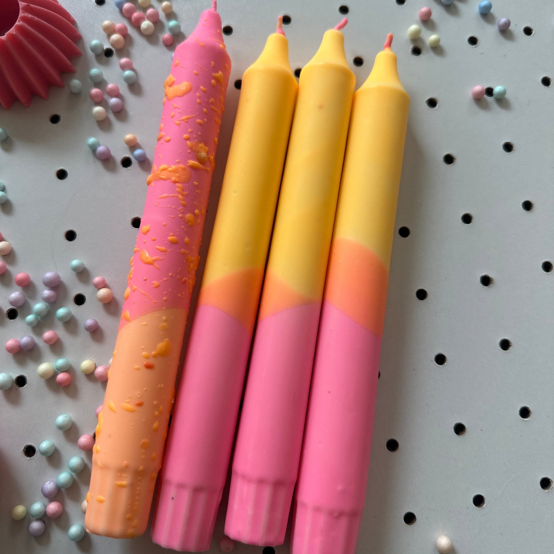 Kit de 3 Vela Giz + 1 Vela Giz Confete