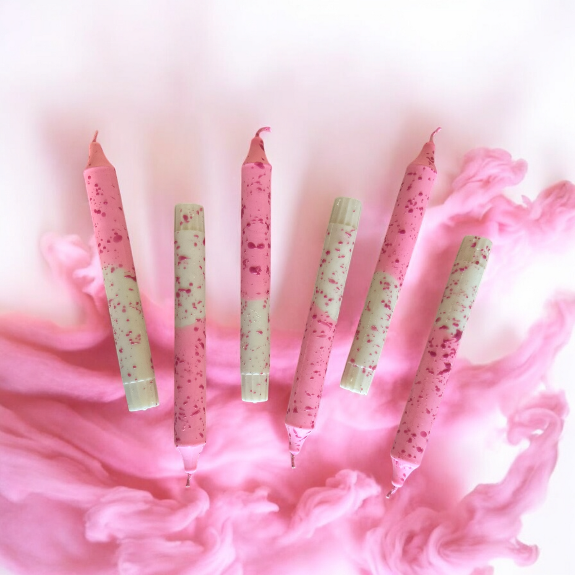 Velas Giz Confetes - 2, 3 ou 6 Peças