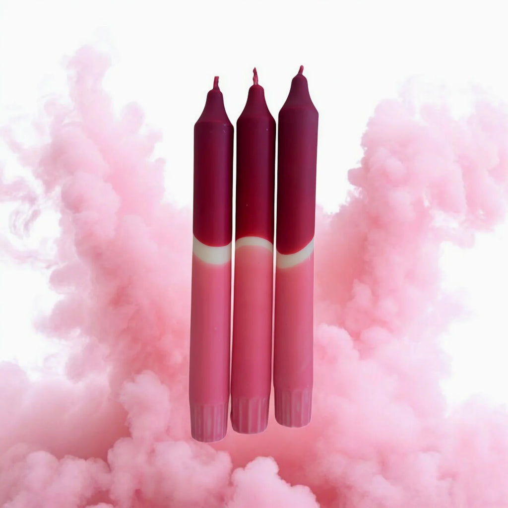 Kit  3 Velas Giz +   9 Anéis em Cera